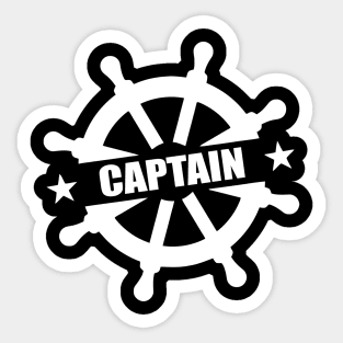 Captain Ship Sticker